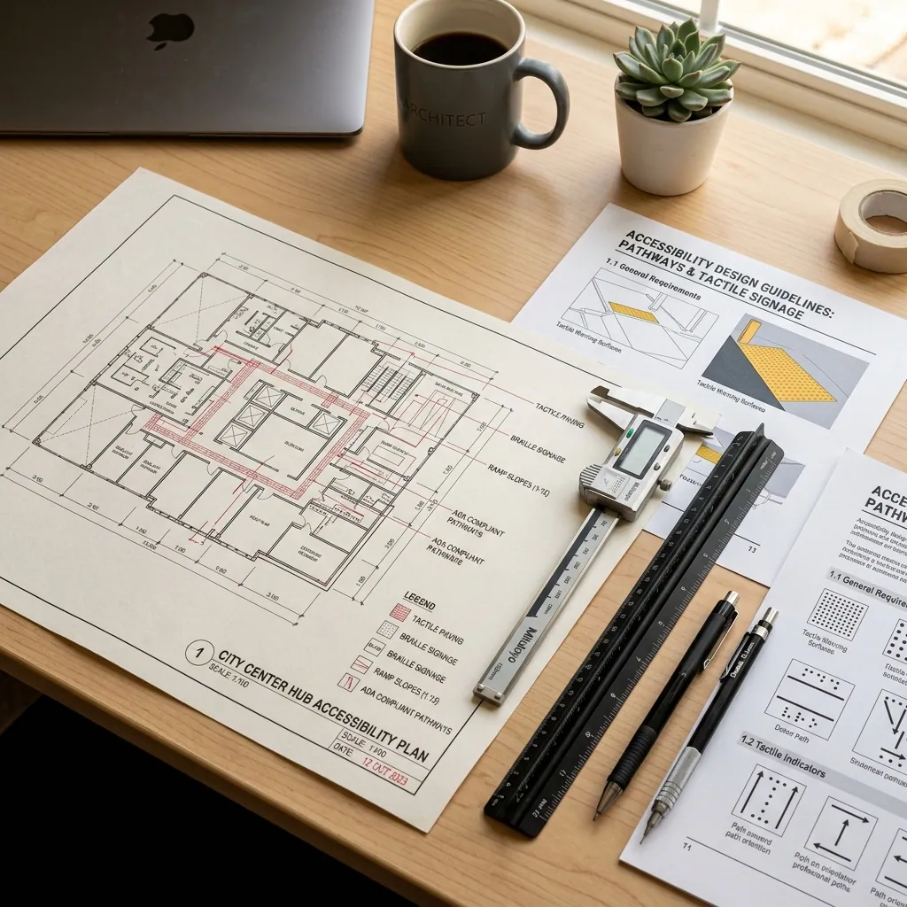 Plany architektoniczne i projektowanie ścieżek dotykowych LUMI