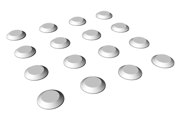 LUMI SK3 — Kopułki ostrzegawcze SK3